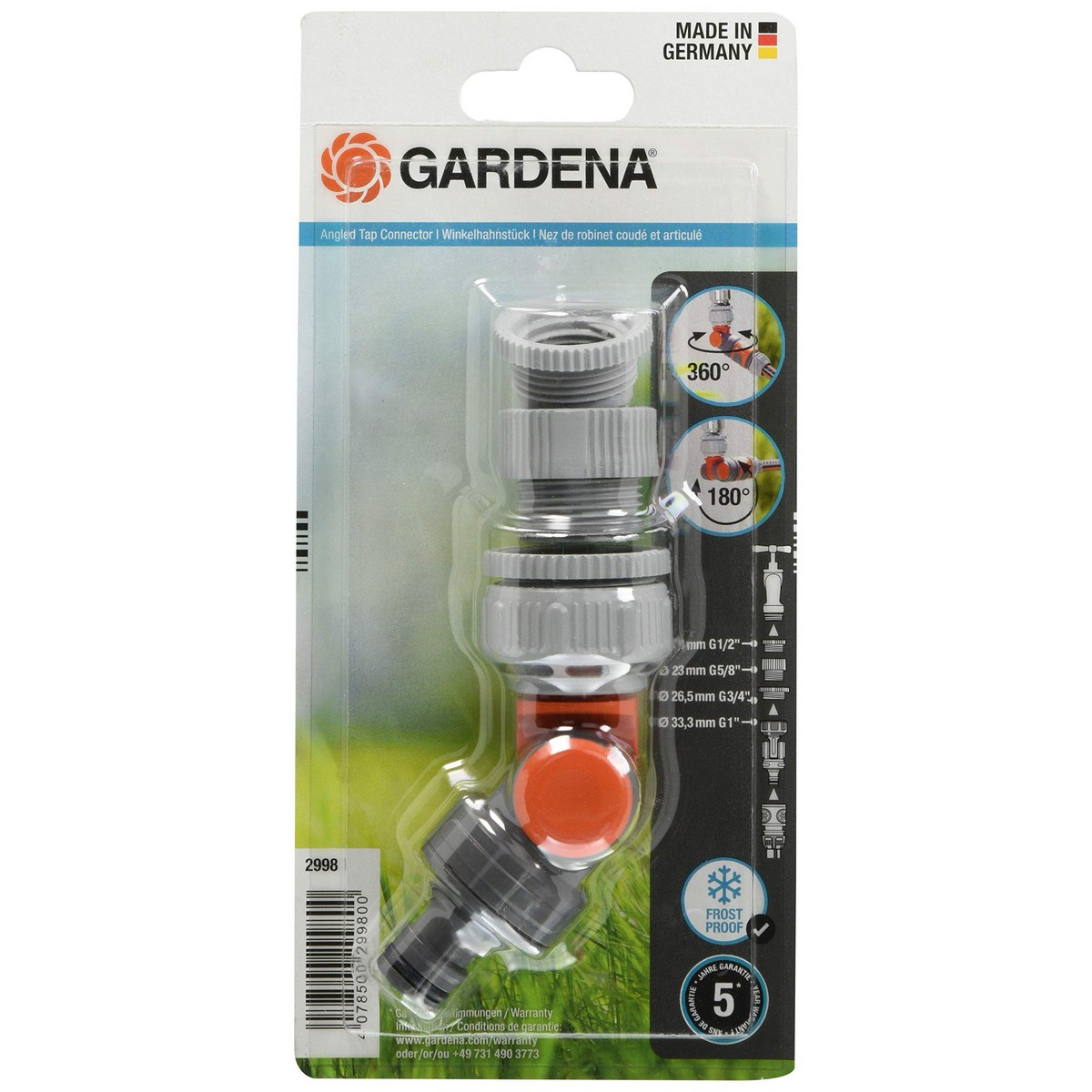 Žarnos jungtis Gardena šarnyrinis Greitai Adapteris